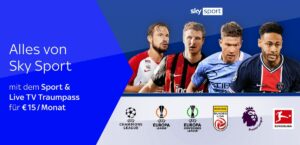 Sky X Traumpass: Kompletter Live-Sport als Stream – nur 15€/Monat (40% Rabatt)!