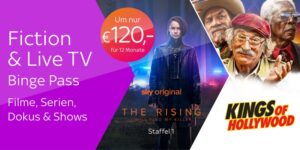 Sky X Fiction Angebot: JETZT: ab 10€/Monat (50% Rabatt)!