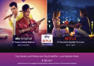 Alle Serien von Sky + NETFLIX ab nur 18€ mtl.