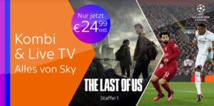Sky X Fiction & Sport mit Kombi & Live-TV Angebot - um nur 24,99€ für Sky X komplett!