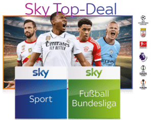 Sky Sport komplett - Top Deal! | JETZT: Live-Sport um nur 30€ mtl.