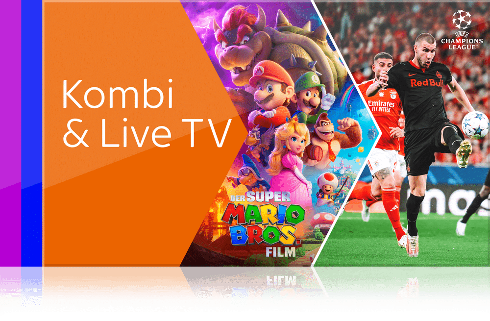 Sky X Fiction & Sport mit Kombi & Live-TV Angebot - um nur 20€ für Sky X komplett + 40€ Gutschein!