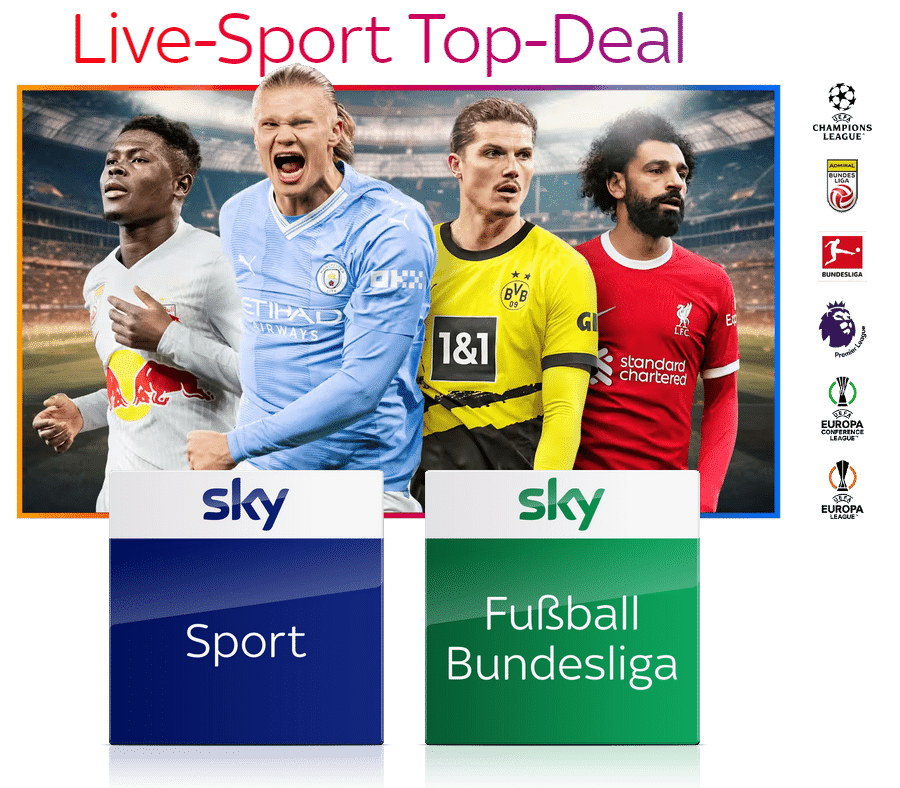 Sky Sport Österreich Angebot | JETZT: Live-Sport komplett um nur 30€ mtl.