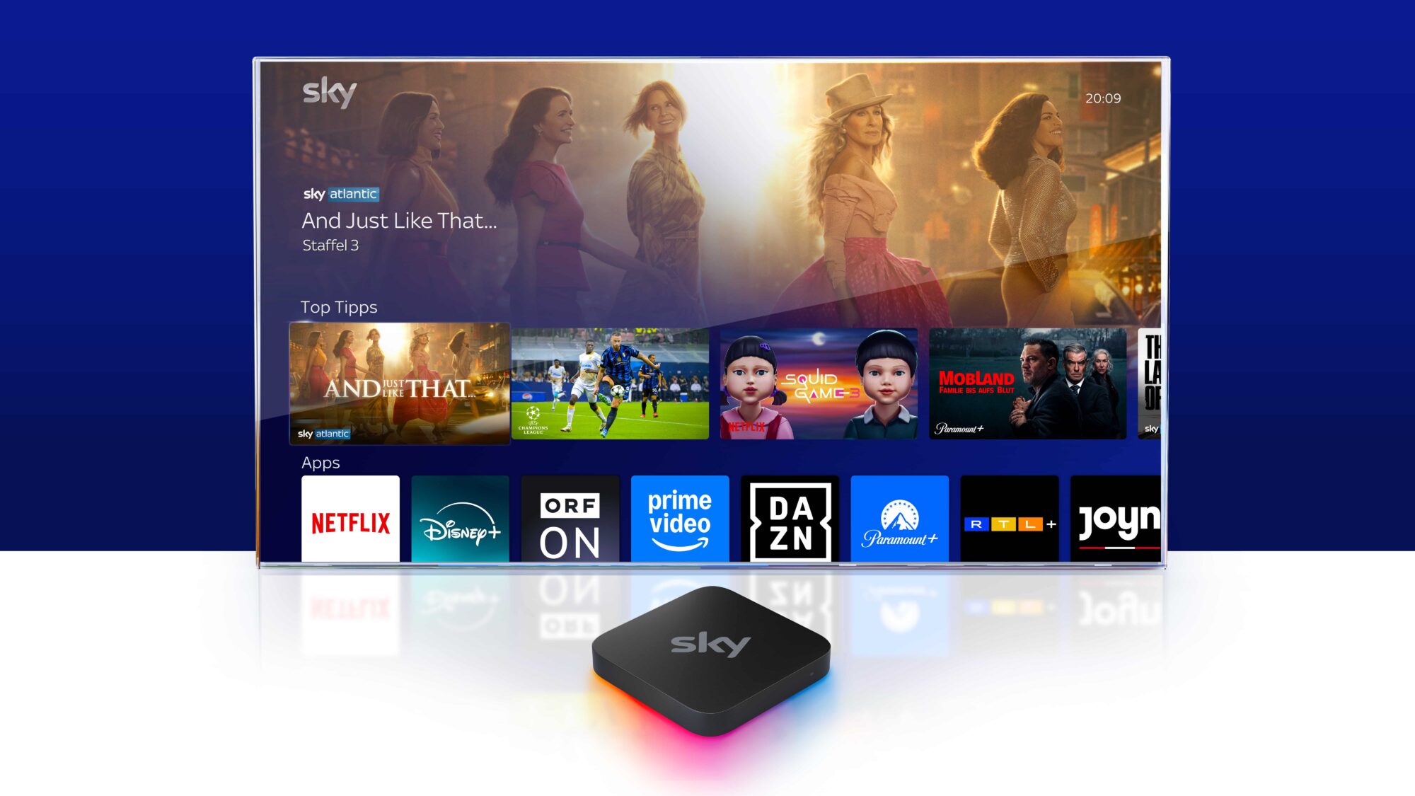 Sky_Stream_Experience_Modul_Apps_TV_mit_Box