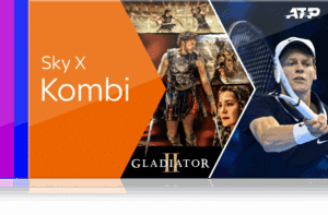 Sky X KOMPLETT Angebot - nur 25€ mtl. & monatlich kündbar!