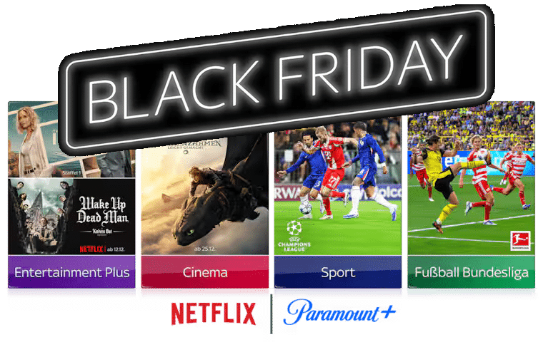 ALL INCLUSIVE! 🔥 Sky komplett Angebot um 45€ mtl. inkl. 4100€ Gewinnchance