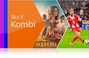 Sky X KOMPLETT Angebot - nur 25€ mtl. & monatlich kündbar!