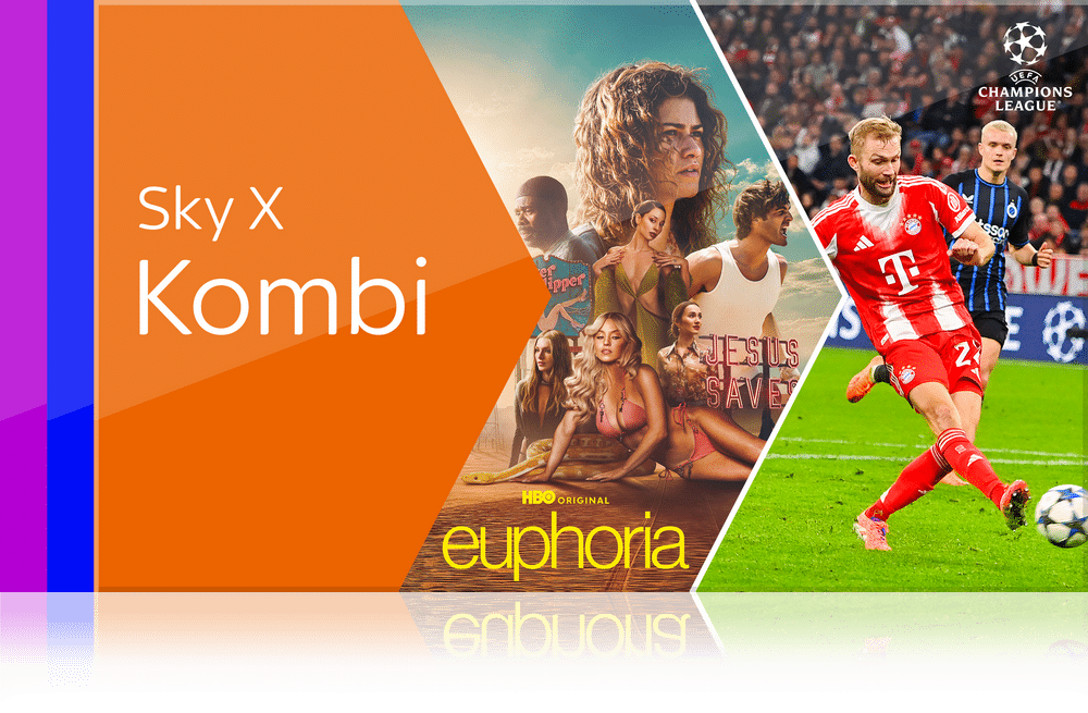 Sky X KOMPLETT Angebot - nur 25€ mtl. & monatlich kündbar!