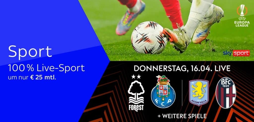 Sky X Sport: Kompletter Live-Sport ab 25€ mtl. & jederzeit kündbar