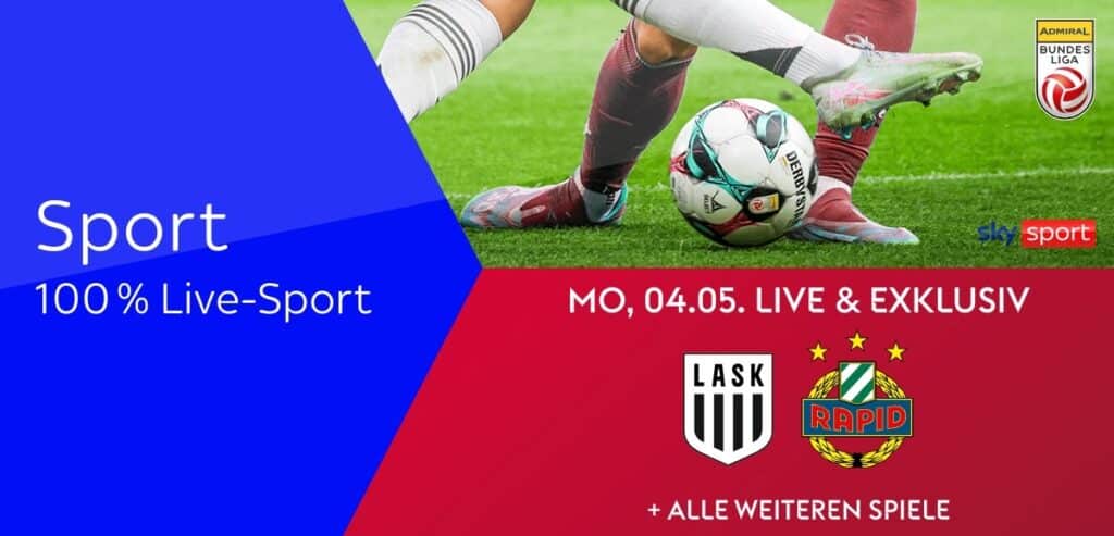 Sky X Sport: Kompletter Live-Sport ab 25€ mtl. (30% Rabatt)