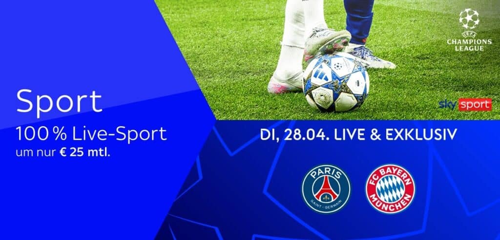 Sky X Sport: Kompletter Live-Sport ab 25€ mtl. & jederzeit kündbar