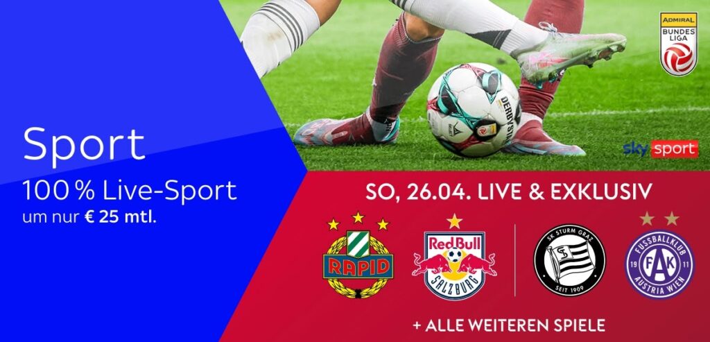 Sky X Sport: Kompletter Live-Sport ab 25€ mtl. & jederzeit kündbar
