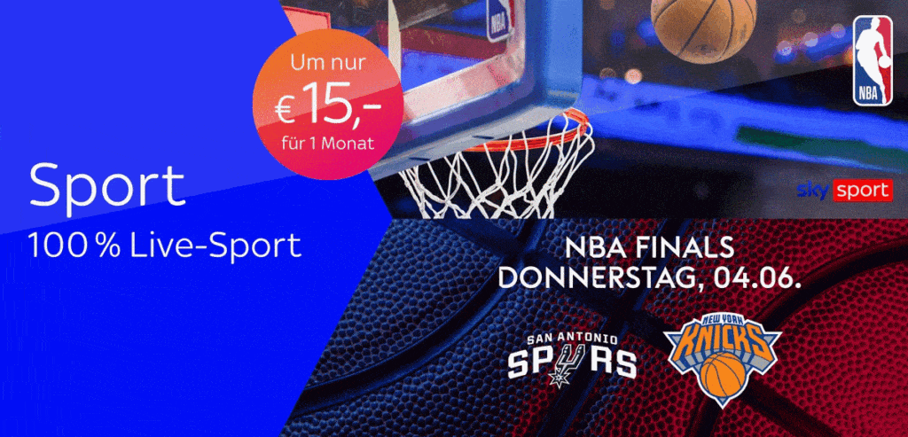 Sky X Sport: Kompletter Live-Sport ab 15€ mtl. (58% Rabatt)