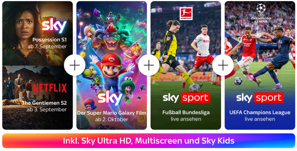ALL INCLUSIVE! 🔥 Sky komplett Angebot ab 45€ mtl.
