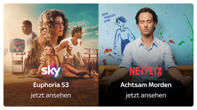 Alle Serien von Sky + NETFLIX ab nur 20€ mtl.