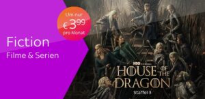 Sky X Fiction Angebot (Serien & Filme) um 3,99€/Monat (80% Rabatt)