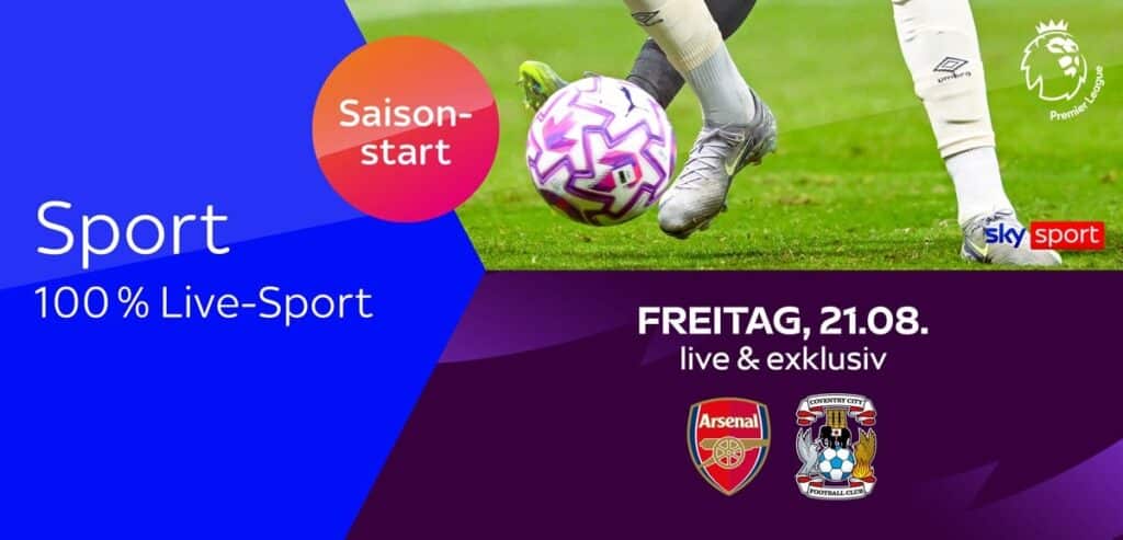 Sky X Sport: Kompletter Live-Sport ab 25€ mtl. (39% Rabatt)
